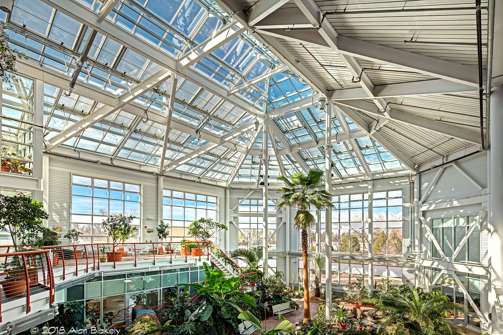 Cheyenne Arboretum - Cheyenne, Wyoming. Architecture Photography by Alan Blakely. 