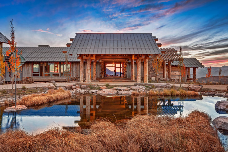 Mountain Estate Home - Heber City, Utah. Architectural Photography by Alan Blakely.