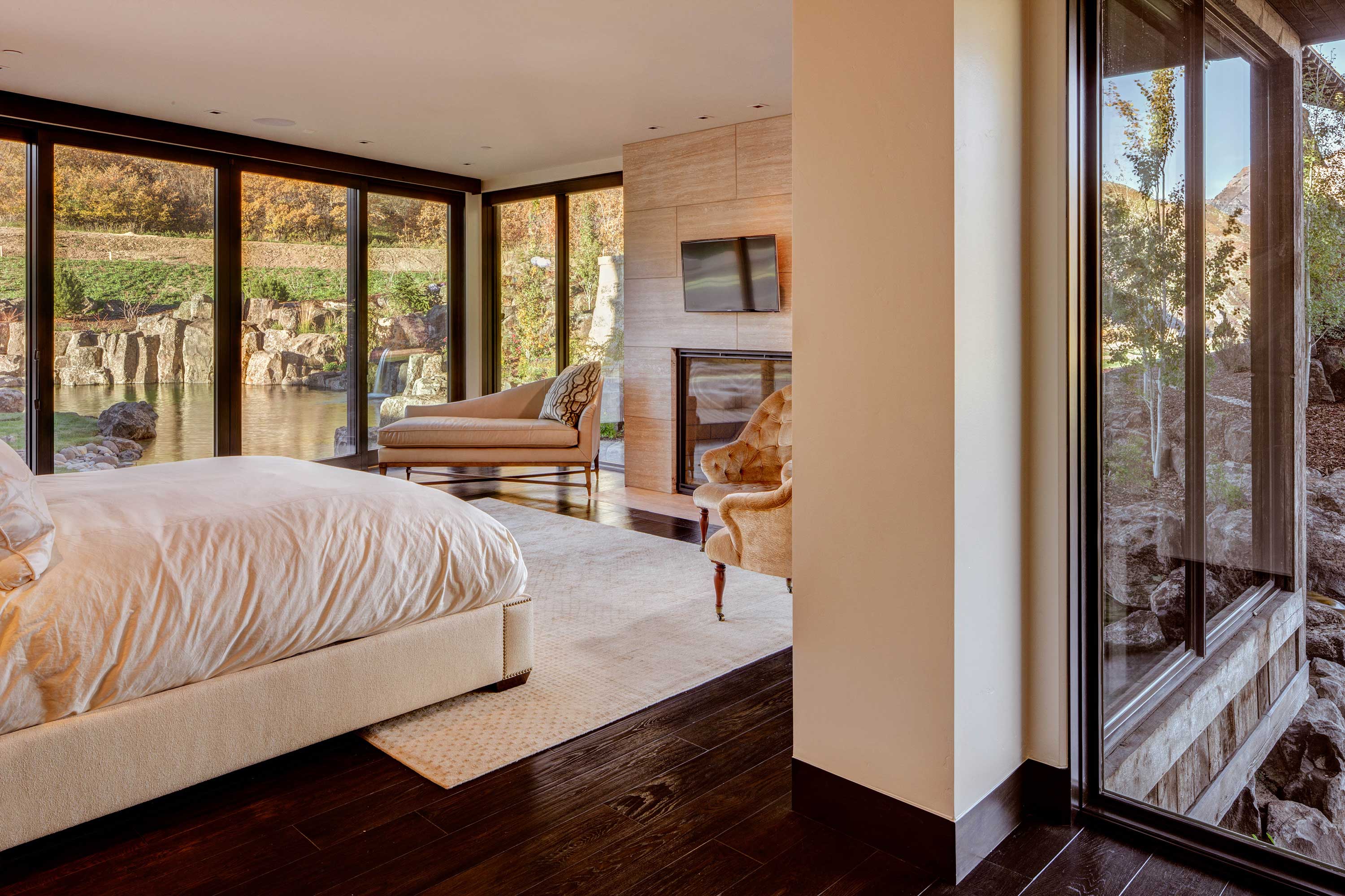 Estate Home - Provo Canyon, Utah. Architectural Photography by Alan Blakely. 