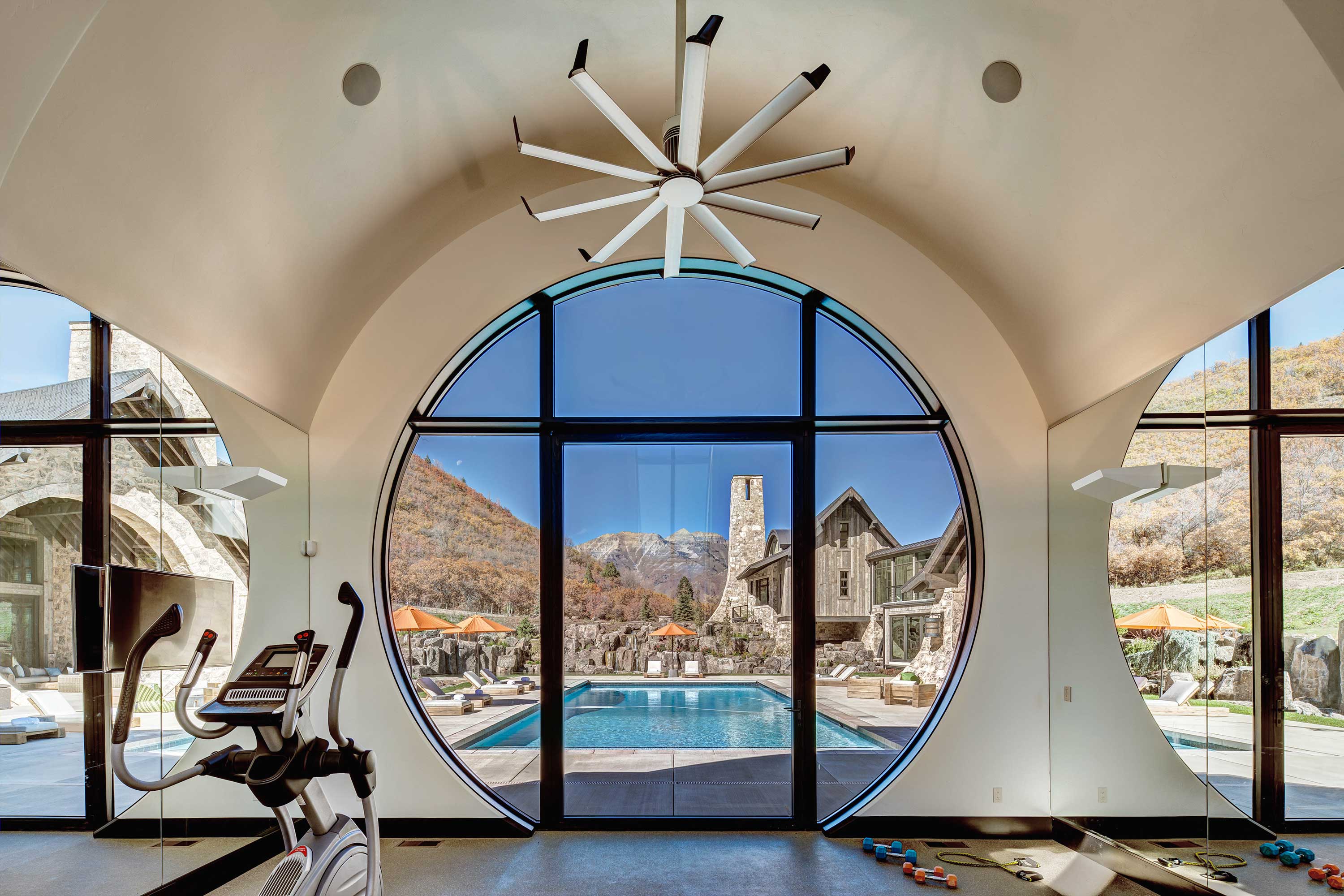 Estate Home - Provo Canyon, Utah. Architectural Photography by Alan Blakely. 