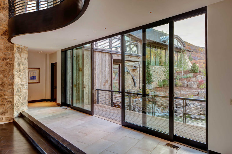 Estate Home - Provo Canyon, Utah. Architectural Photography by Alan Blakely. 